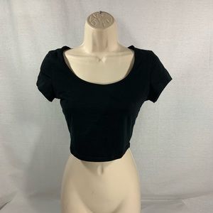 Black Crop Top worn once